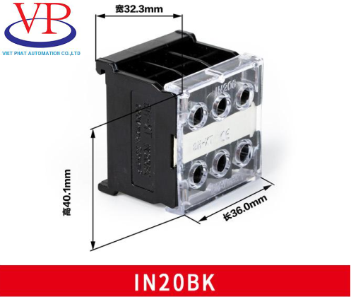 In20bk DOMINO 3P 30A - IN20BK - Việt Phát Automation - Vật Tư Tủ Điện Việt Phát